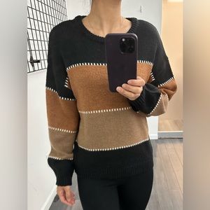 *SALE* NWT Glamour Colorblock Sweater